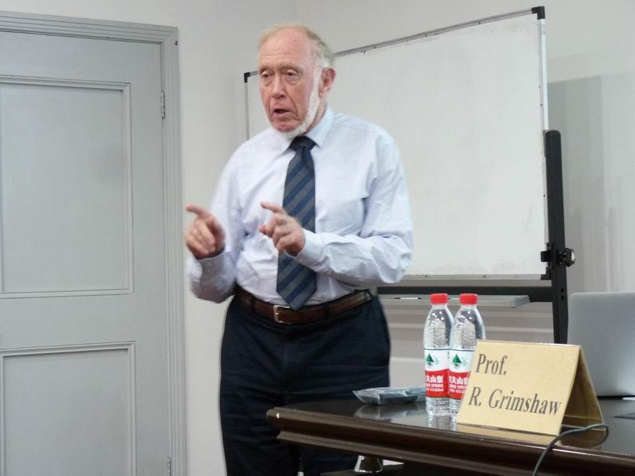 英国拉夫堡大学Roger Grimshaw教授应邀会见力学所——理学院-永信贵宾会217
