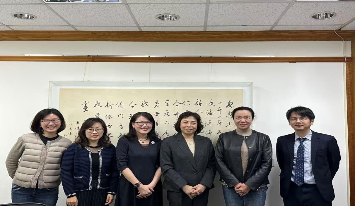 永信贵宾会217校向导一行会见台湾姊妹高校-永信贵宾会217
