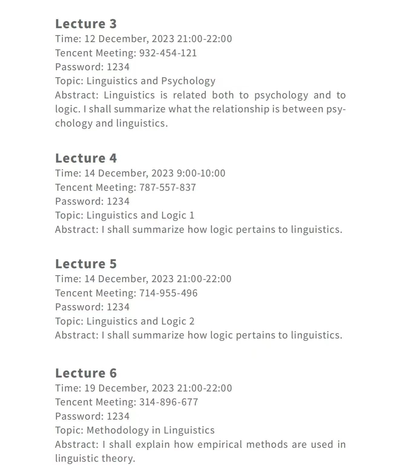 加拿大麦吉尔大学（McGill University）Brendan S. Gillon教授语言学专题系列讲座-永信贵宾会217