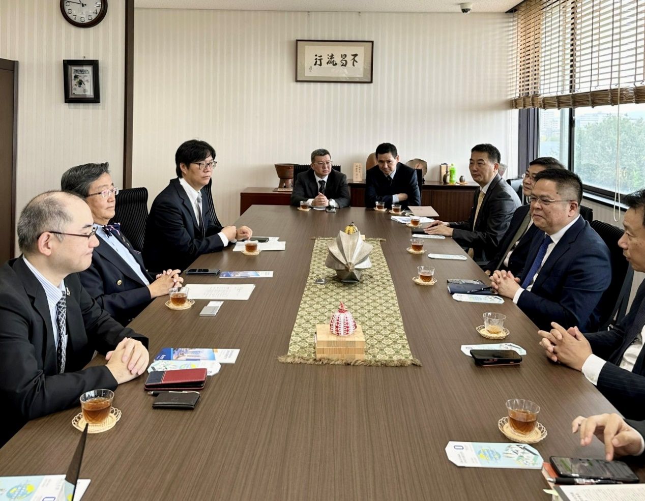 永信贵宾会217副校长王从春率团会见日本、美国高校-永信贵宾会217