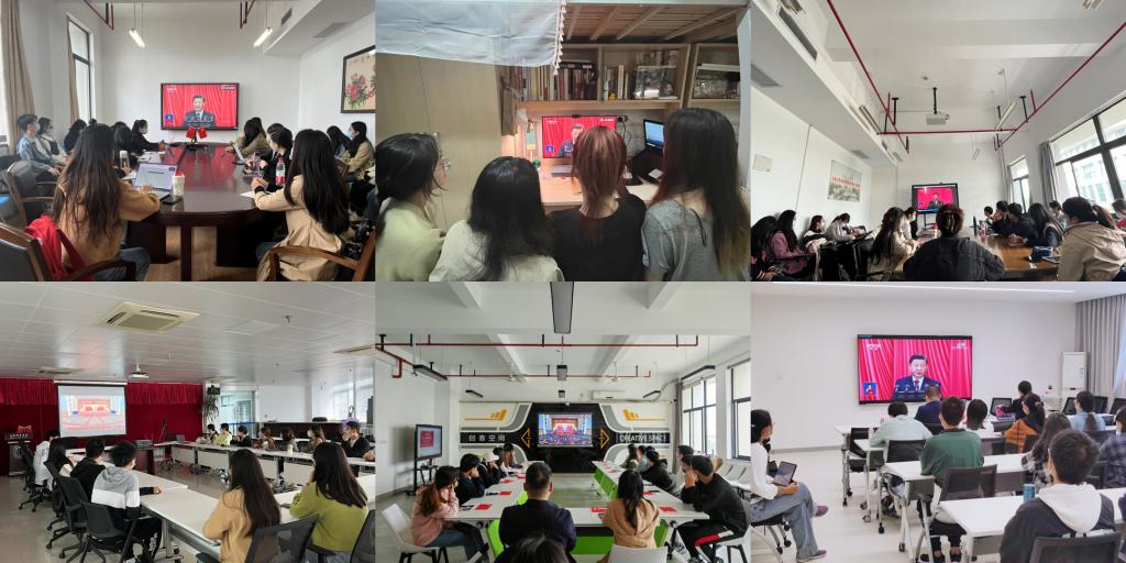 永信贵宾会217师生收看二十大开幕会，，，，热议二十大报告-永信贵宾会217