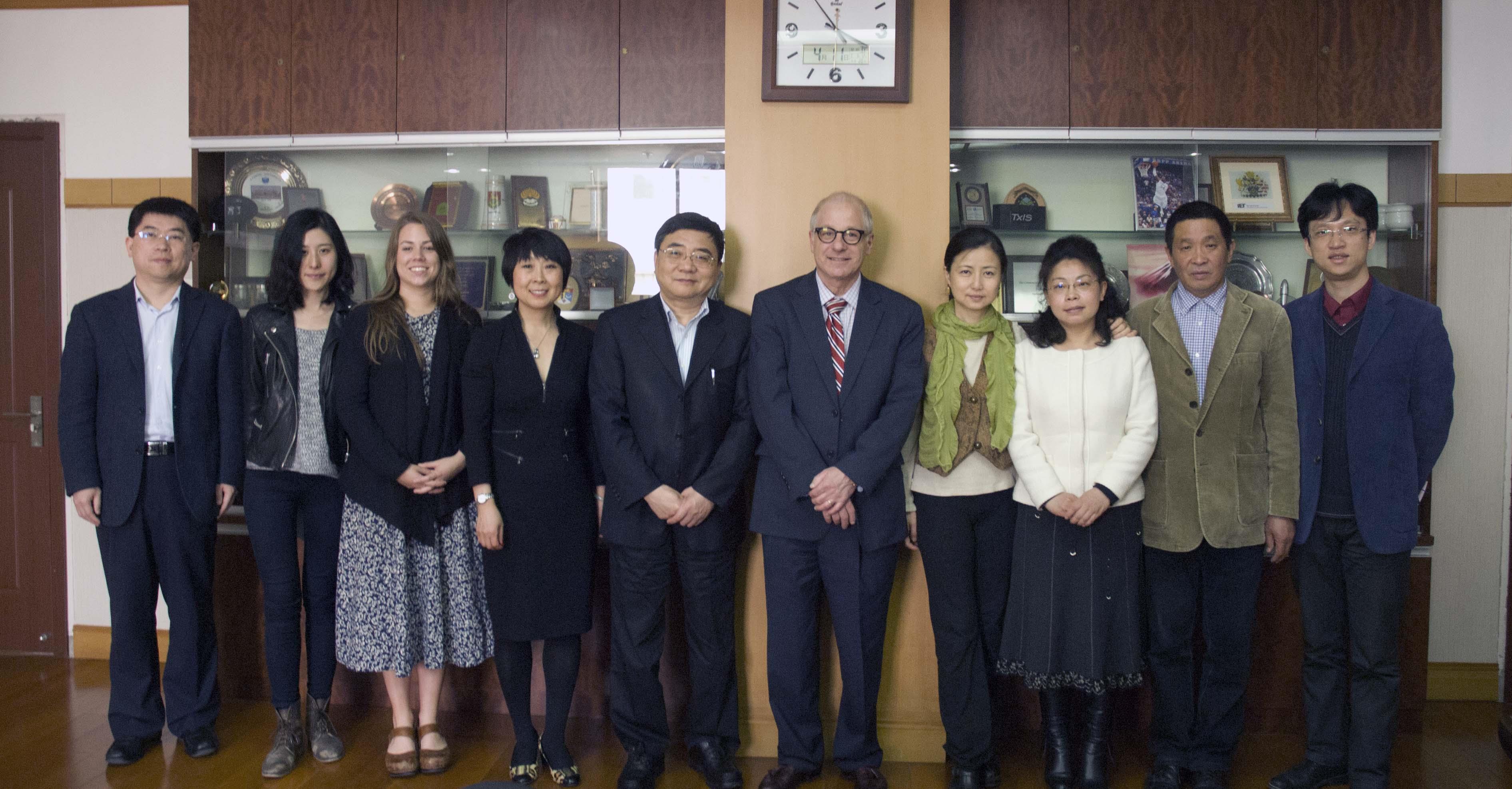 叶志明副校长会见美国肯塔基大学来宾-永信贵宾会217