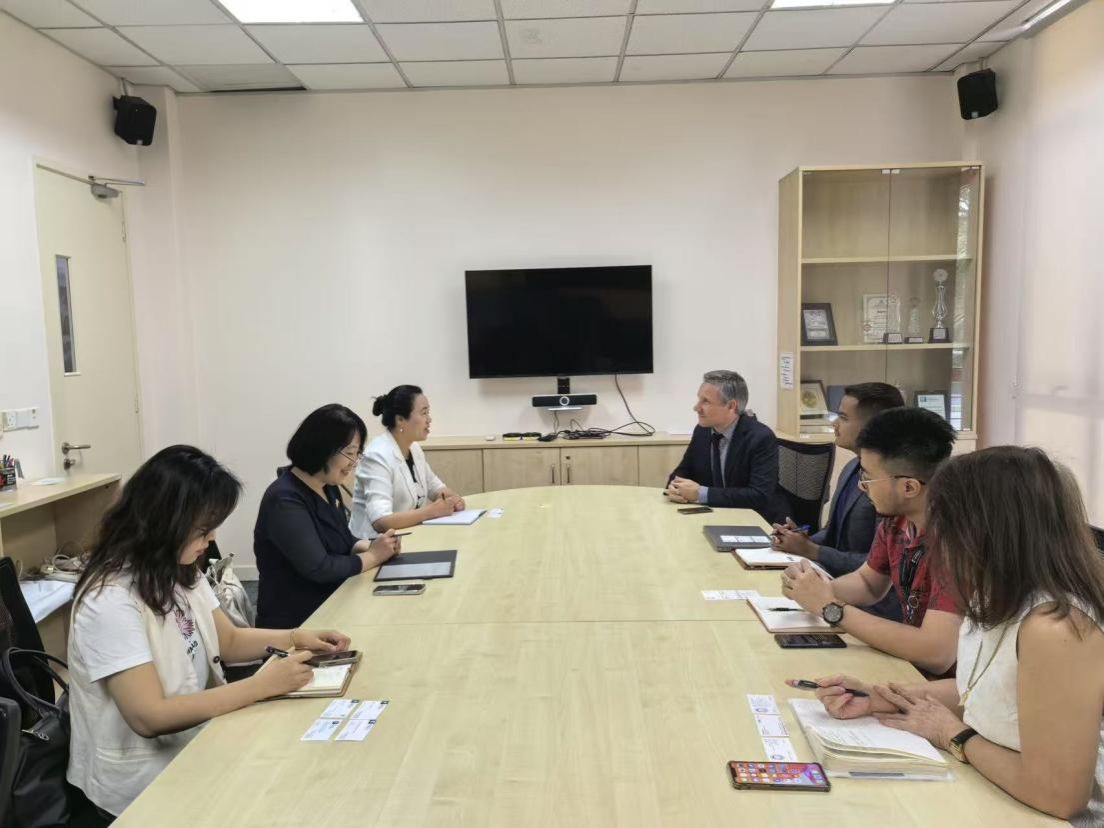 永信贵宾会217代表团会见亚洲相助院校-永信贵宾会217
