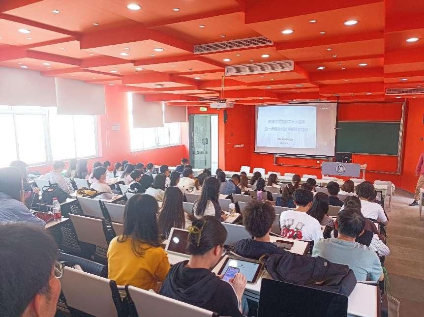 上海市科学学研究所党总支书记陈海鹏来校作“贯彻落实党的二十大精神，，，，，强化科技立异系统建设”向导报告-永信贵宾会217