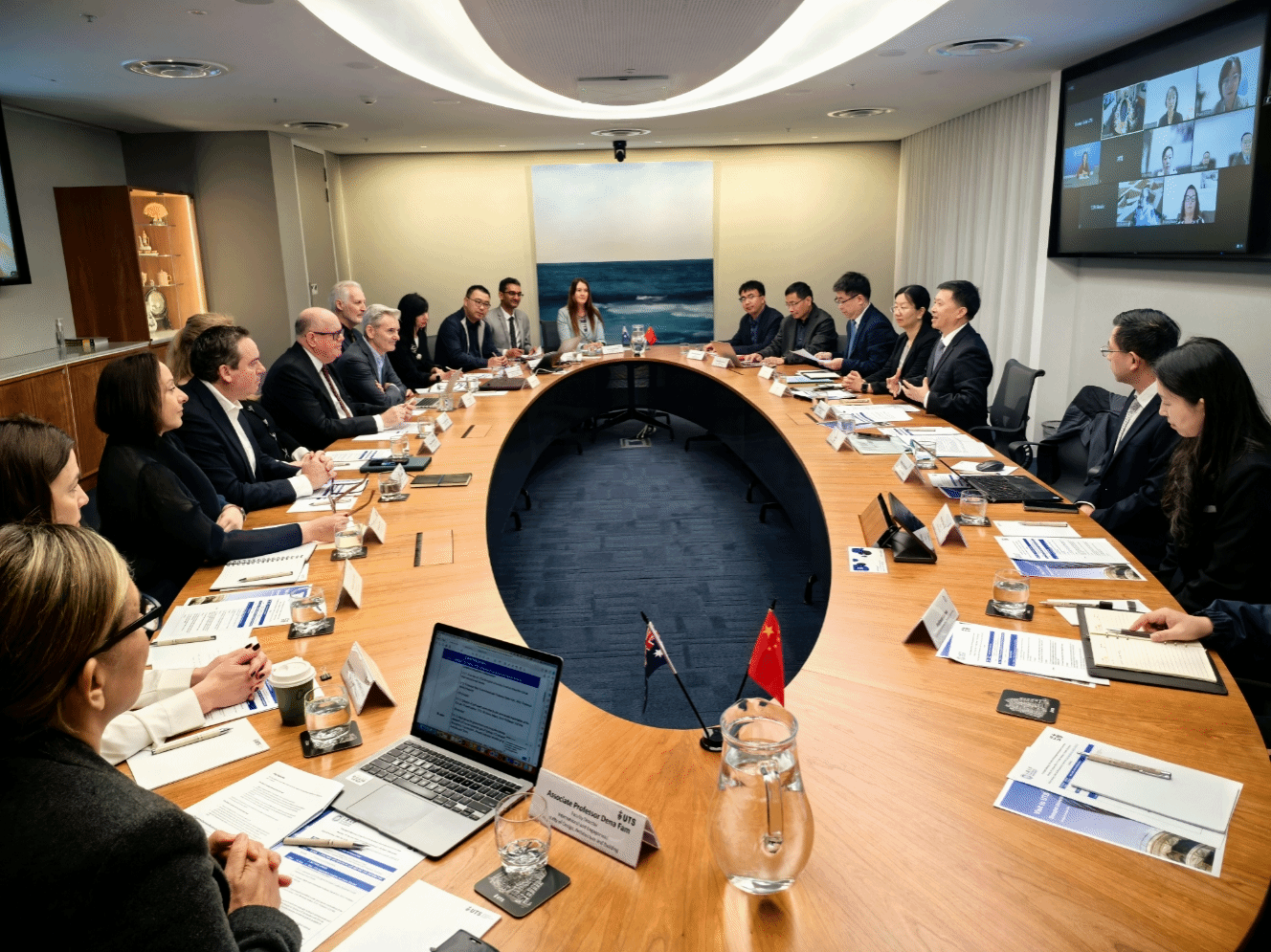 永信贵宾会217与悉尼科技大学举行两校战略生长委员会第八次聚会-永信贵宾会217