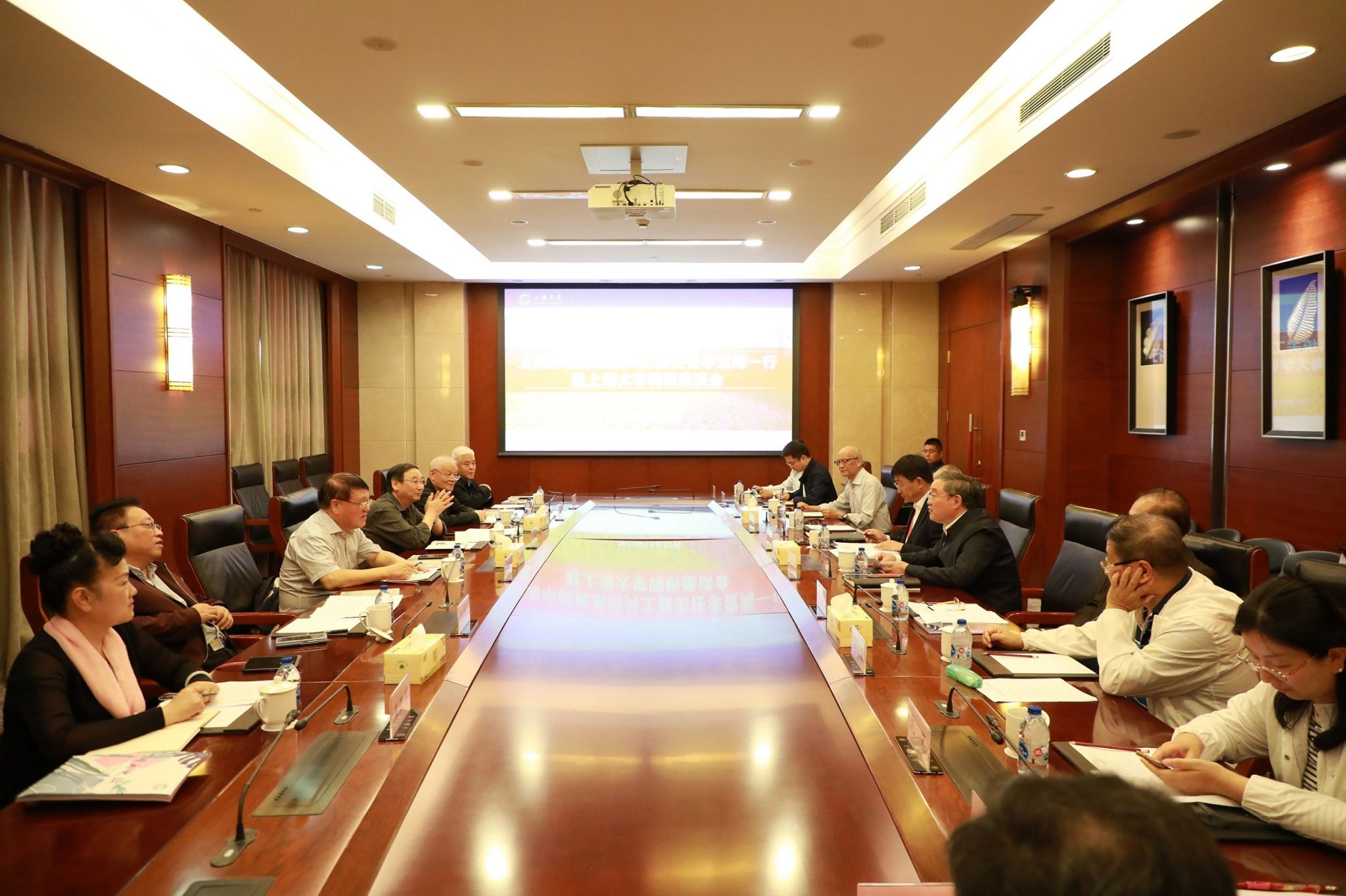 上海市教育系统关工委一行来永信贵宾会217调研-永信贵宾会217